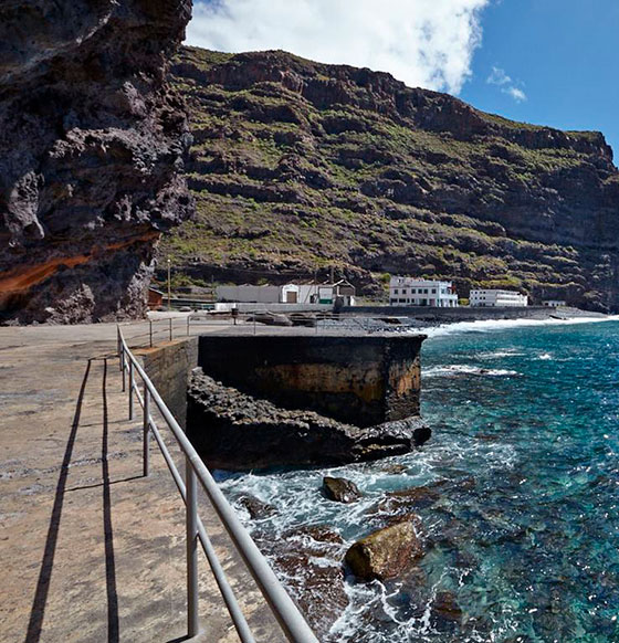 La Gomera. Playa de la Rajita