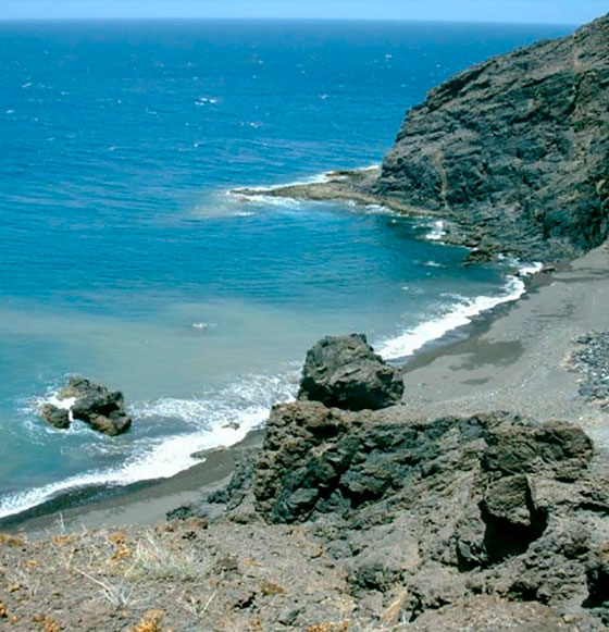 La Gomera. Playa del Trigo.