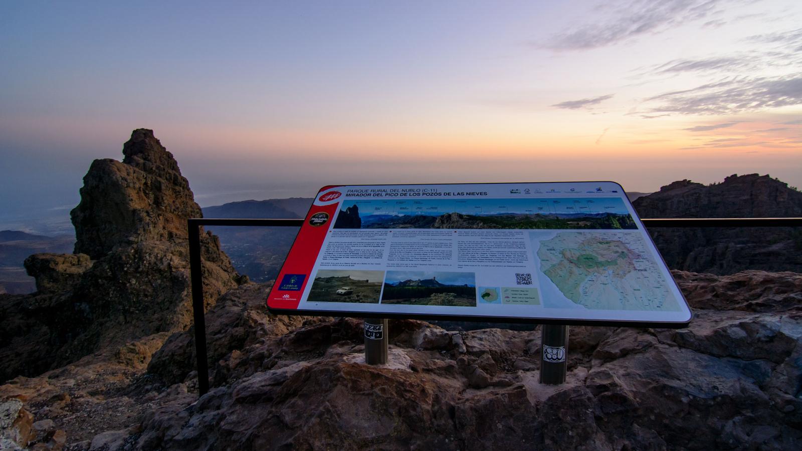Mirador del pico de Las Nieves Hallo Canarische Eilanden Mirador del pico de Las Nieves Hallo Canarische Eilanden