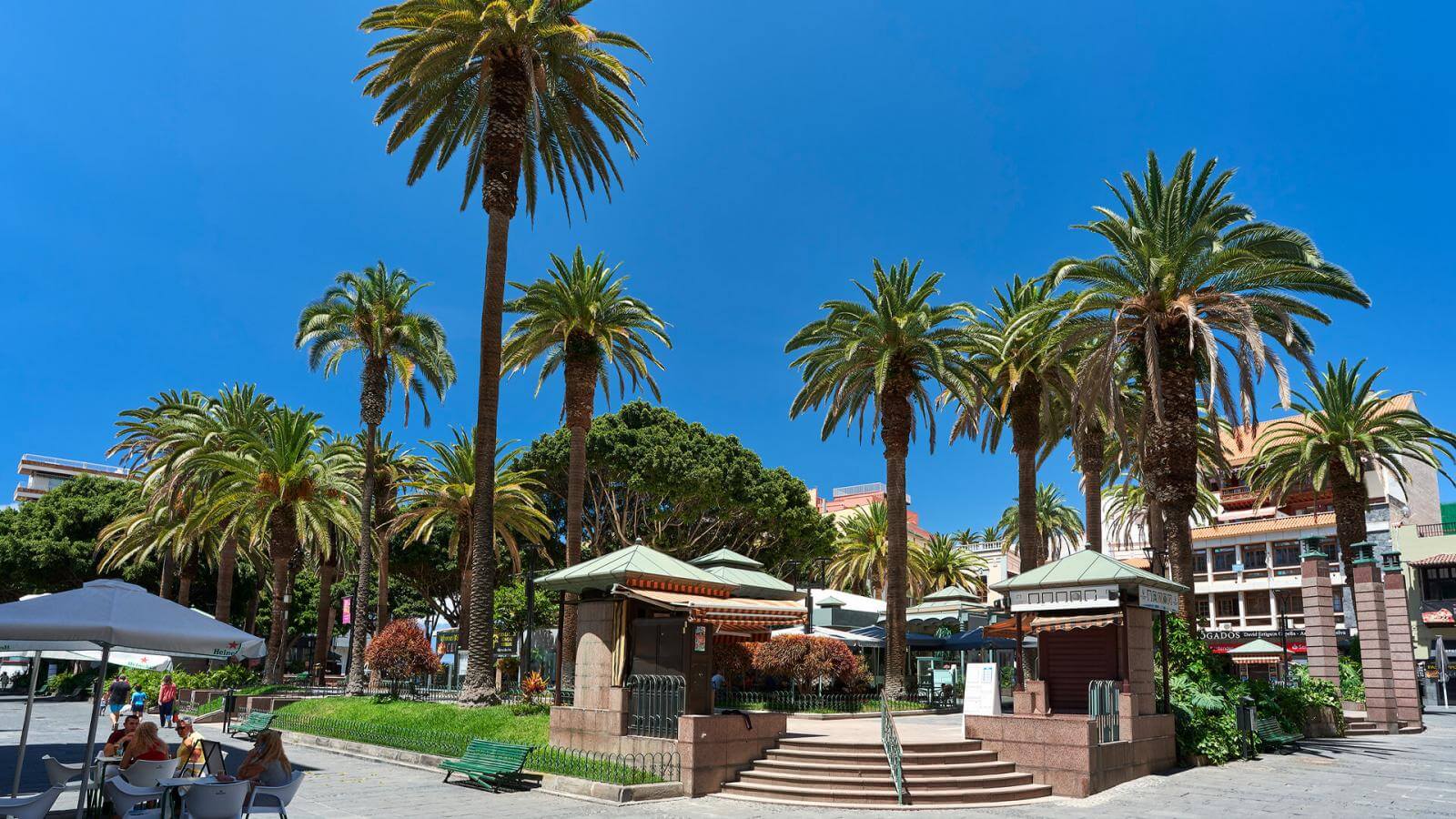 Historische centrum van Puerto de la Cruz Hallo Canarische Eilanden Historische centrum van Puerto de la Cruz Hallo Canarische Eilanden
