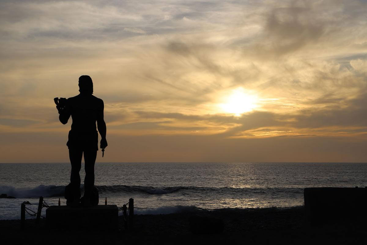 Atardecer , Playa Puntilla , Hautacuperche