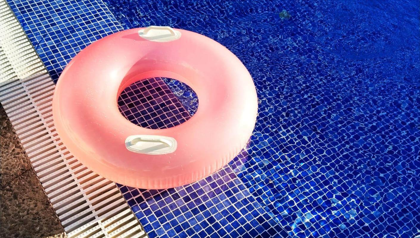 Roze donut