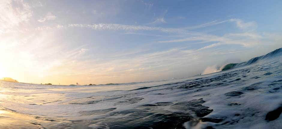 Bodyboard in El Burro Plaatsen voor bodyboarden op Fuerteventura