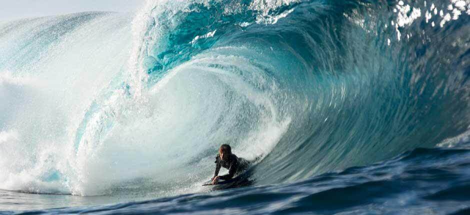 Bodyboard in El Frontón Plaatsen voor bodyboarding in Gran Canaria