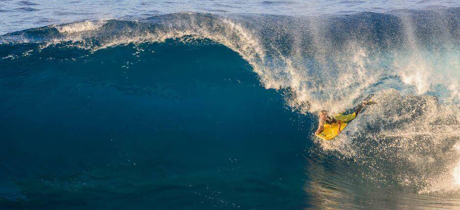 Bodyboard in El Frontón Plaatsen voor bodyboarding in Gran Canaria