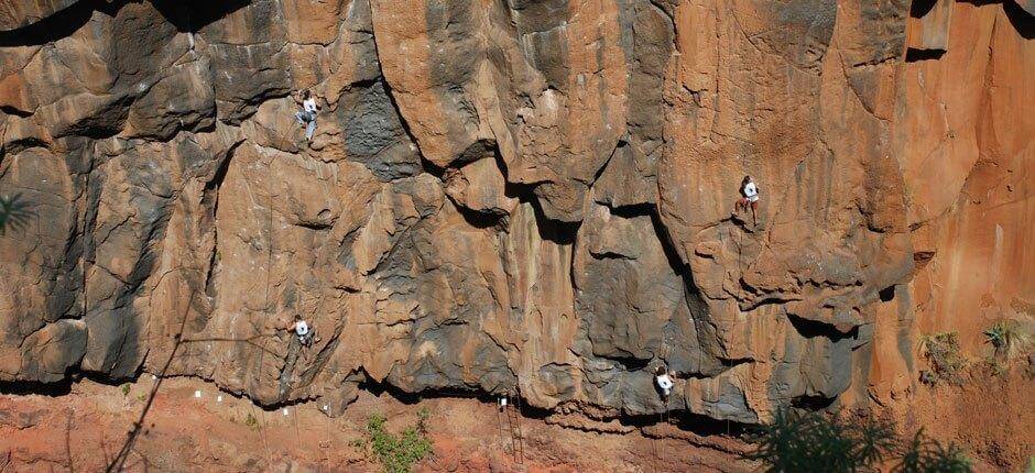 Klimmen Barranco del Agua Klimmen in La Palma