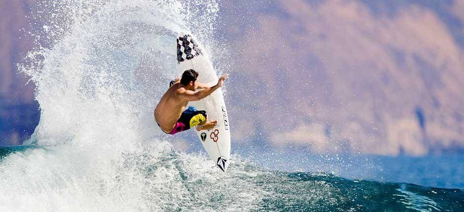 Surfen in de linkse van San Juan, Surfspots op Lanzarote