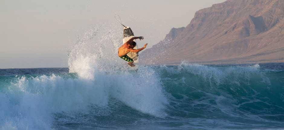 Surfen in de linkse van San Juan, Surfspots op Lanzarote