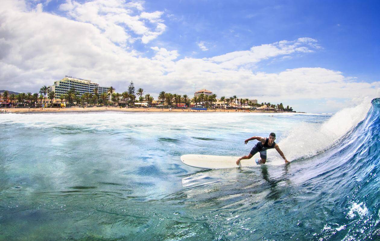 La izquierda de Las Palmeras Spots de surf en Tenerife