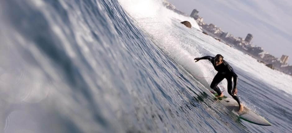 Surfen in de rechtse van Lloret, Surfspots op Gran Canaria