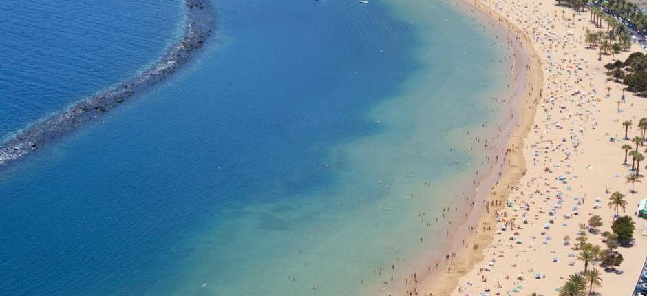 Las Teresitas Stranden voor kinderen in Tenerife  