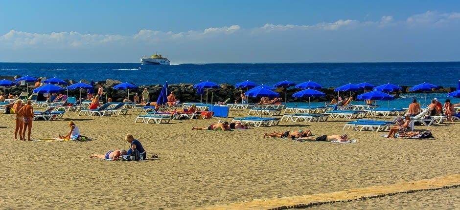Las Vistas Stranden voor kinderen in Tenerife