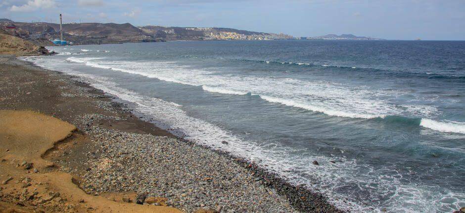 Kitesurf op het strand van Jinámar Plaatsen voor kitesurf op Gran Canaria