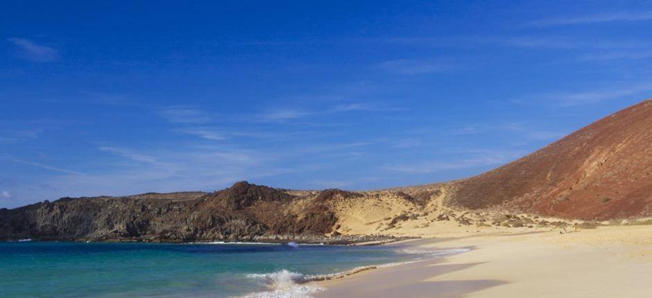 Playa de Las Conchas + Ongerepte stranden van Lanzarote