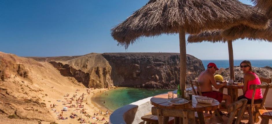 Playa de Papagayo Populaire stranden in Lanzarote