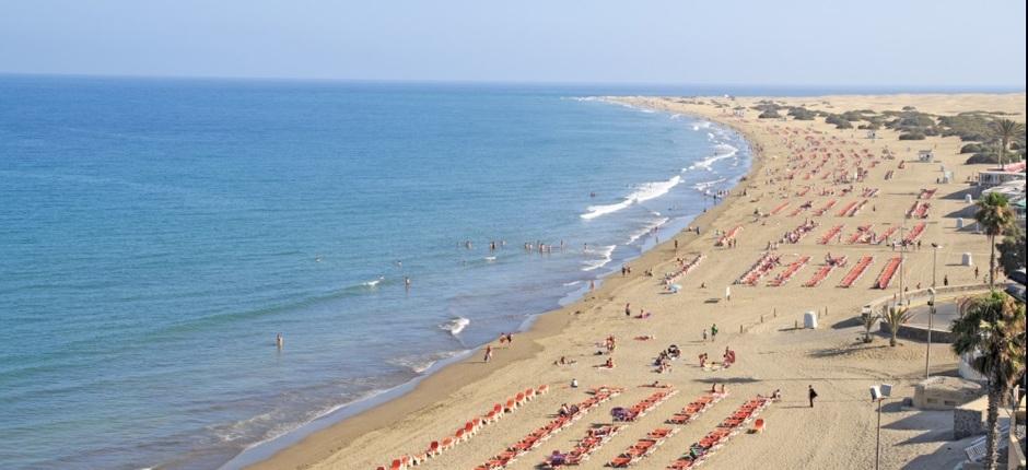 Playa del Inglés Populaire stranden in Gran Canaria