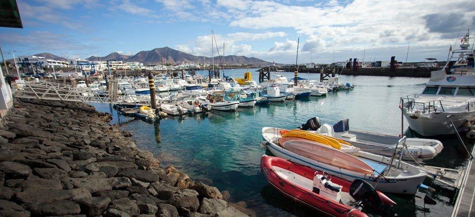 Puerto de Playa Blanca en jachthavens op Lanzarote