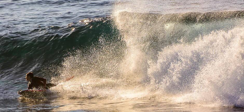 Punta Blanca Bodyboarden in Tenerife