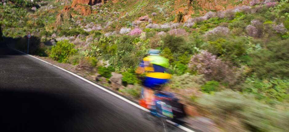 Fietsroute van het noorden naar het midden van Gran Canaria Fietsroutes in Gran Canaria