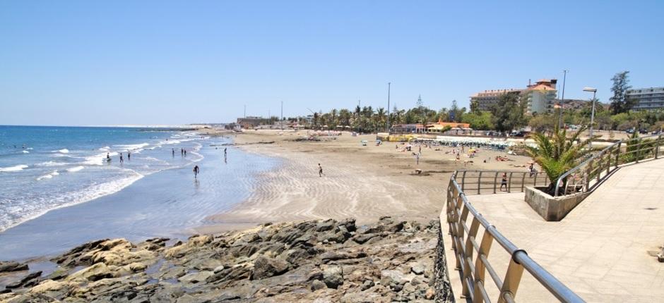 Playa de San Agustín Populaire stranden in Gran Canaria