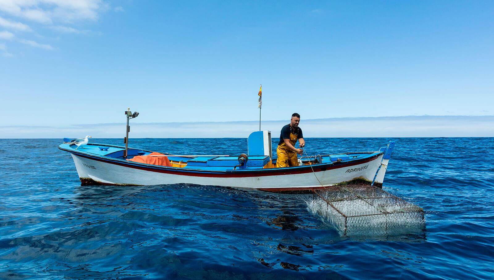 Ambachtelijke visserij. Tenerife.