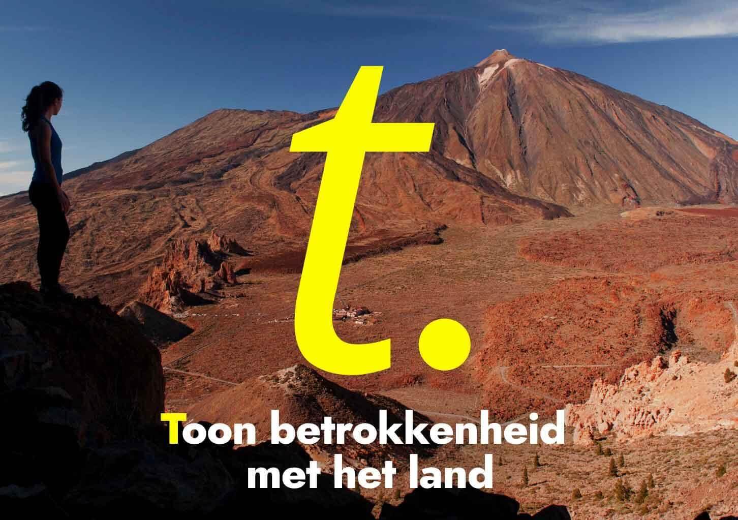 Toon betrokkenheid met het land