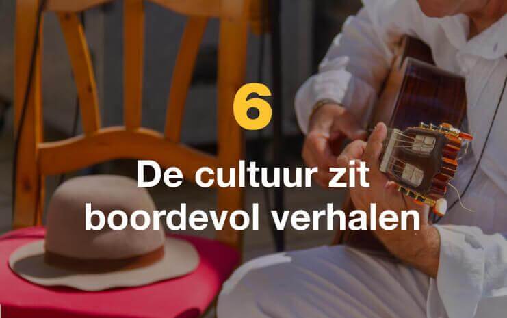 De cultuur zit boordevol verhalen.