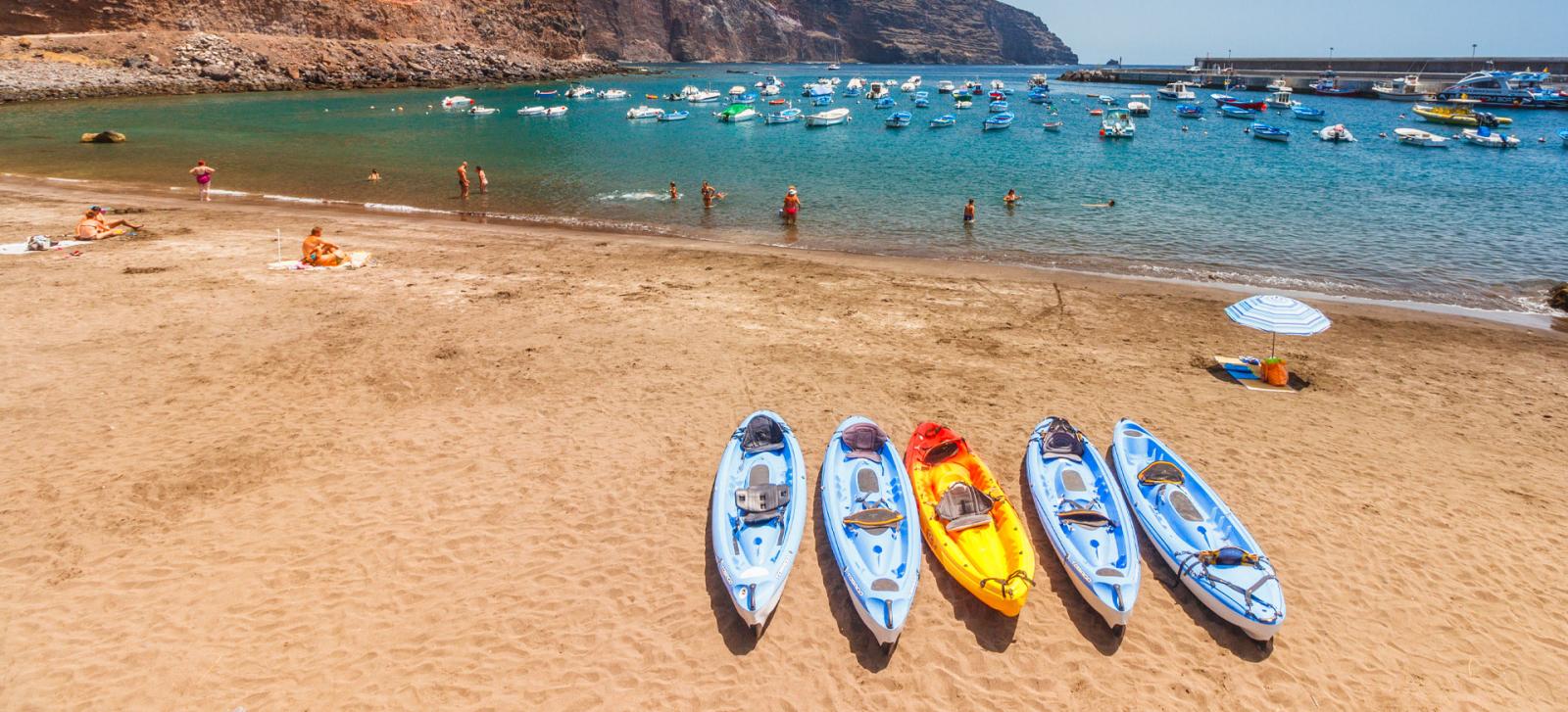 Kayak-Playa-de-Vueltas-La-Gomera