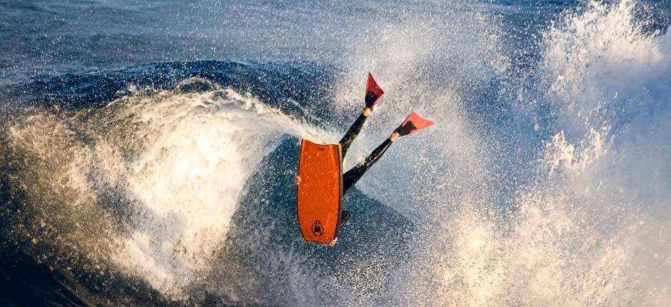 Bodyboard in El Frontón Plaatsen voor bodyboarding in Gran Canaria