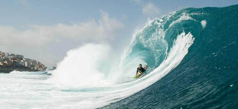 Bodyboarden in El Pico de La Laja Plaatsen voor bodyboarden in Gran Canaria