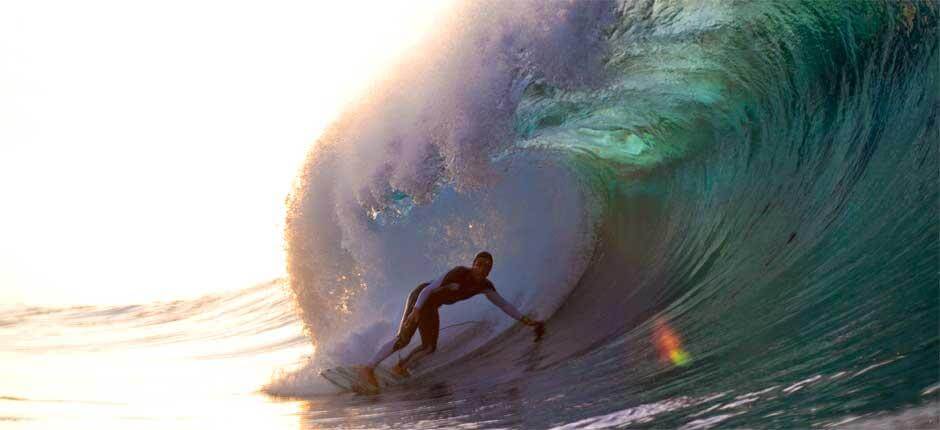 Surfen in El Quemao Plaatsen voor surf op Lanzarote