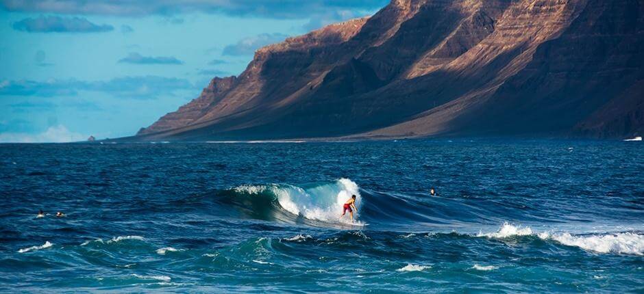 Surfen in de linkse van San Juan, Surfspots op Lanzarote