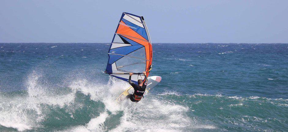 Windsurf in Jameos del Agua Plaatsen voor windsurf op Lanzarote