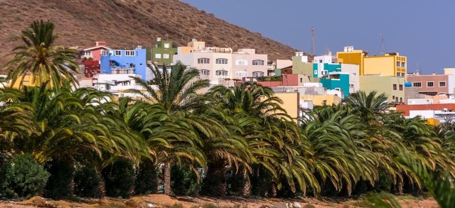 Kitesurf op het strand van Vargas Plaatsen voor kitesurf op Gran Canaria