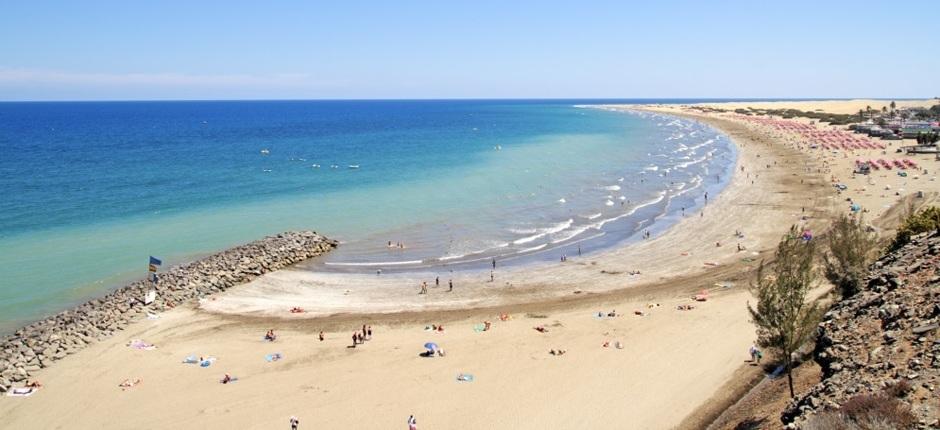 Playa del Inglés Populaire stranden in Gran Canaria