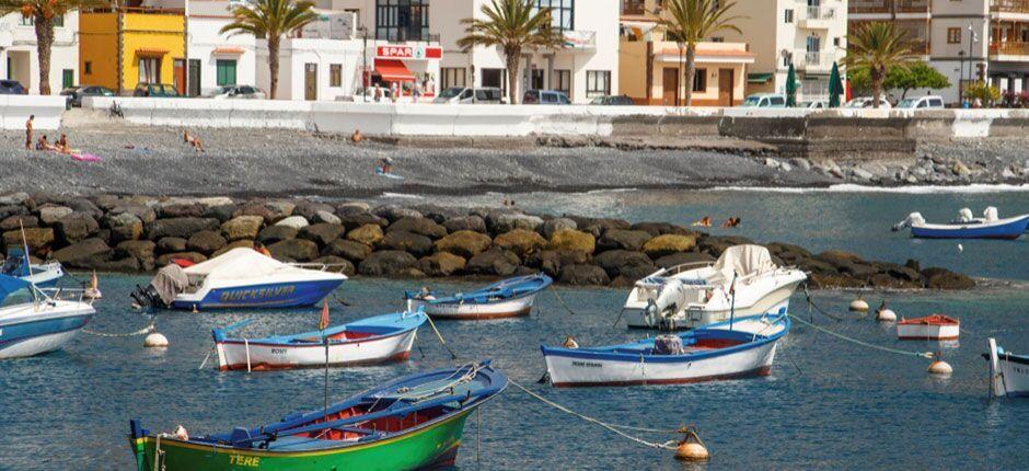 Playa de Santiago op La Gomera