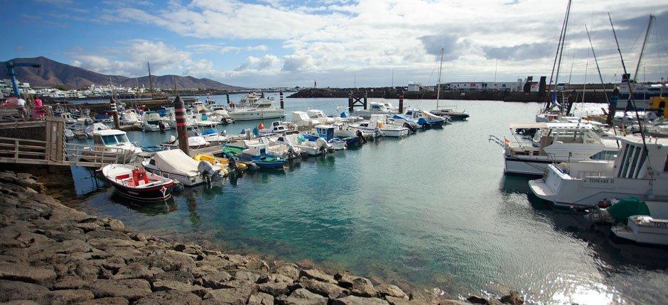 Puerto de Playa Blanca en jachthavens op Lanzarote
