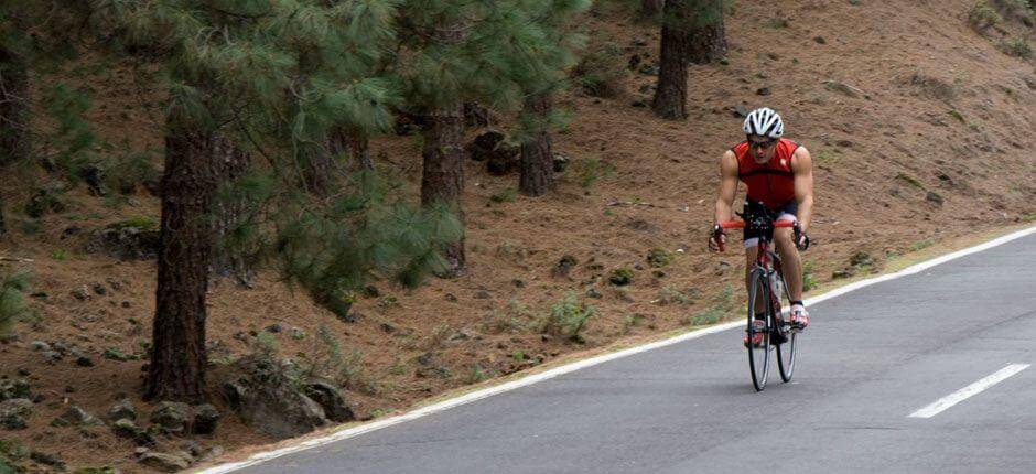 Fietsroute van het noorden naar het zuiden van Tenerife Fietsroutes op Tenerife