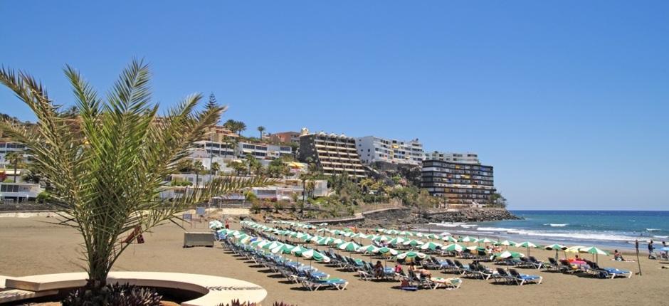 Playa de San Agustín Populaire stranden in Gran Canaria