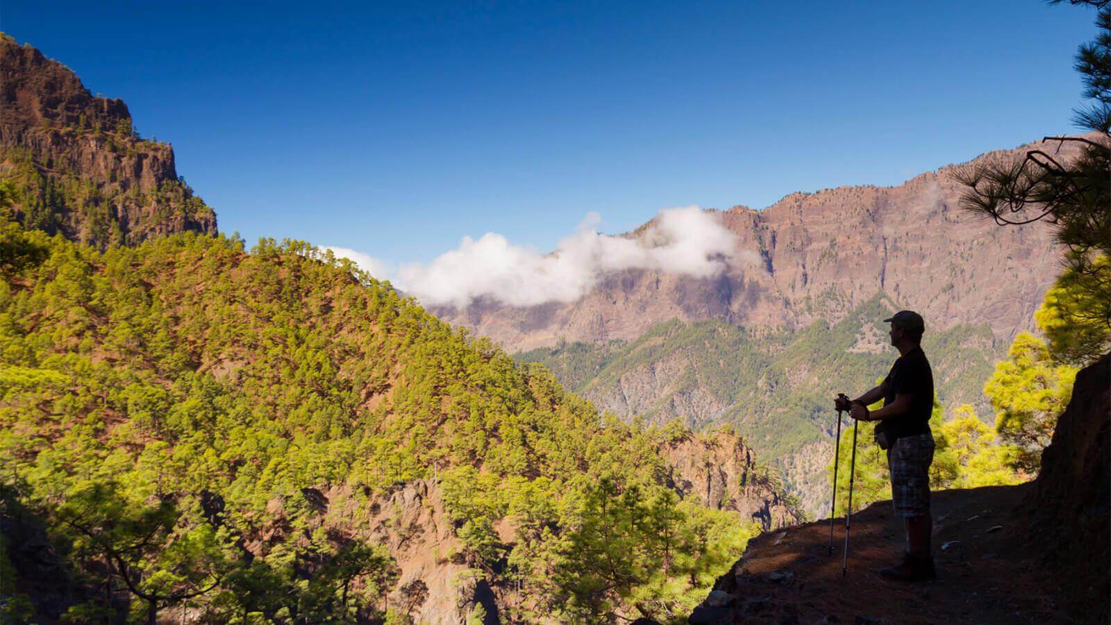 Nationaal Park Caldera de Taburiente, La Palma.