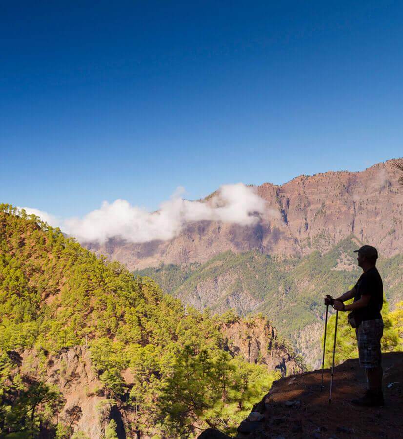 Nationaal Park Caldera de Taburiente, La Palma.