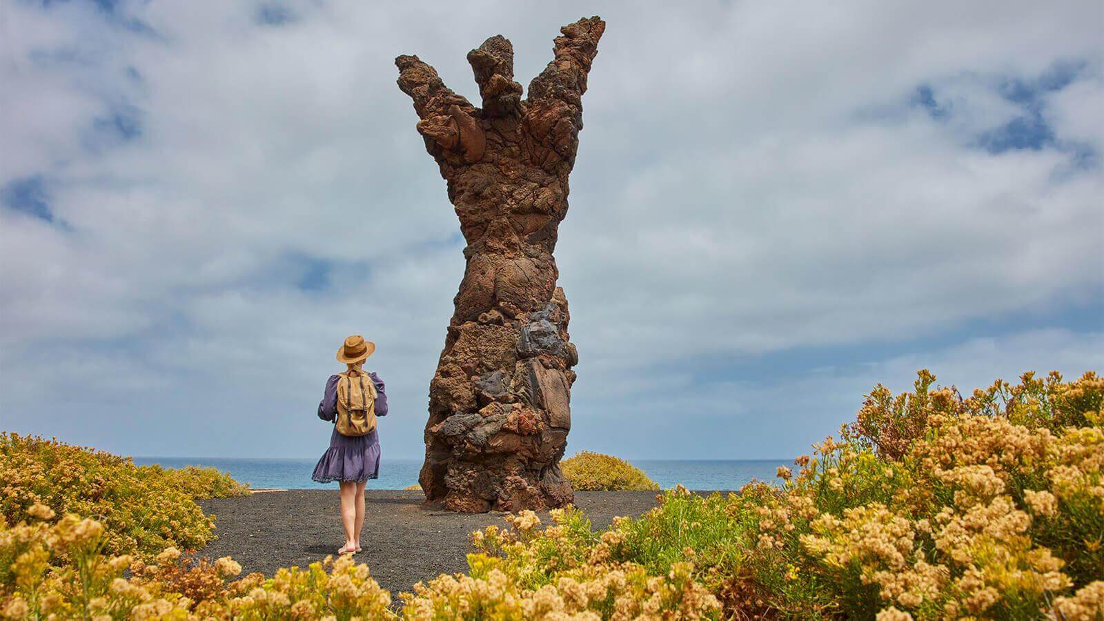 Monument van El Atlante, Gran Canaria.