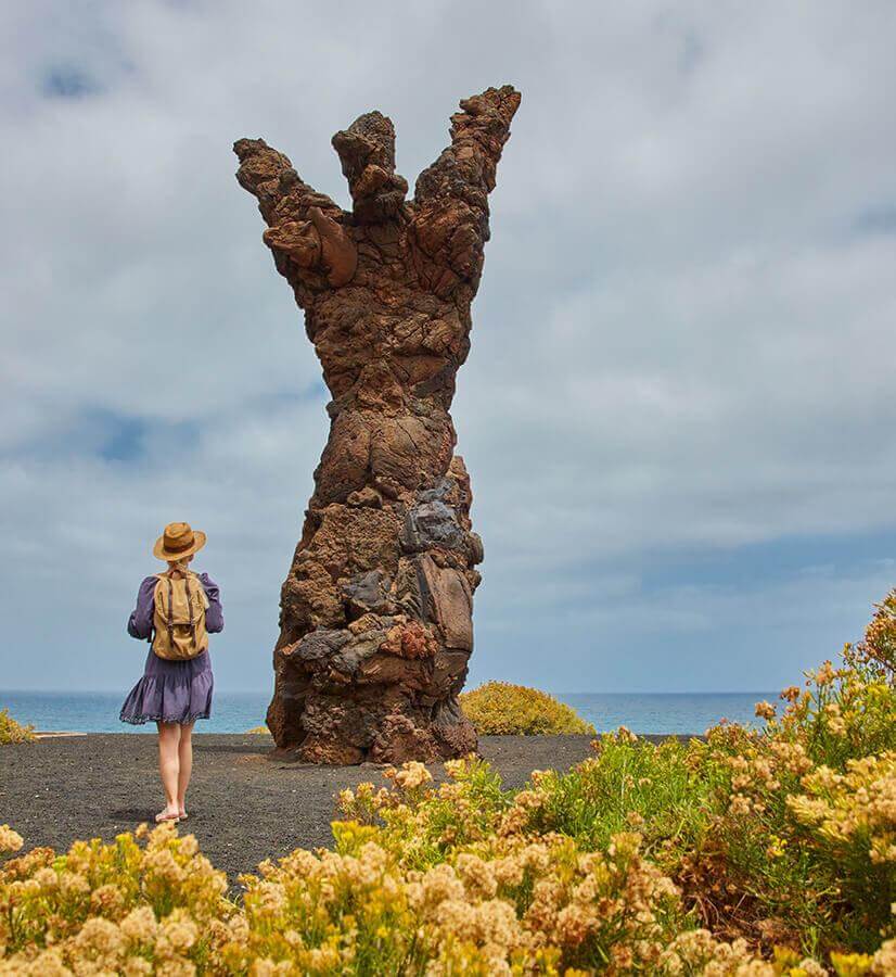 Monument van El Atlante, Gran Canaria.