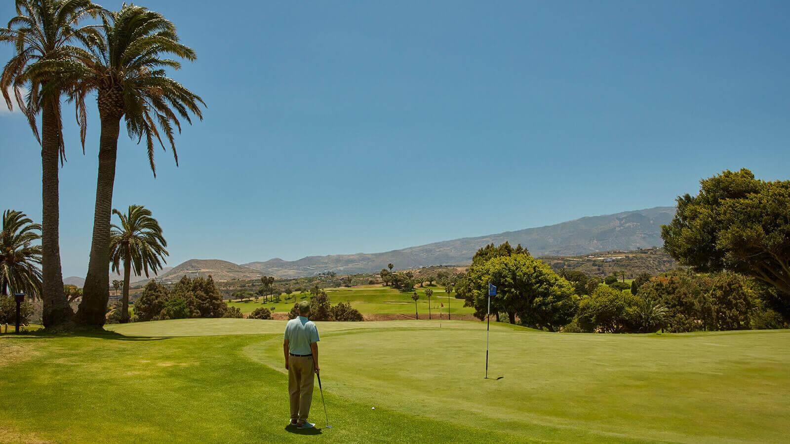 Real Club de Golf van Las Palmas (Bandama, Santa Brígida), Gran Canaria.