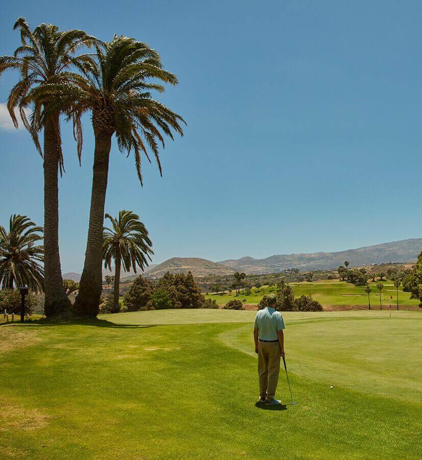 Real Club de Golf van Las Palmas (Bandama, Santa Brígida), Gran Canaria.