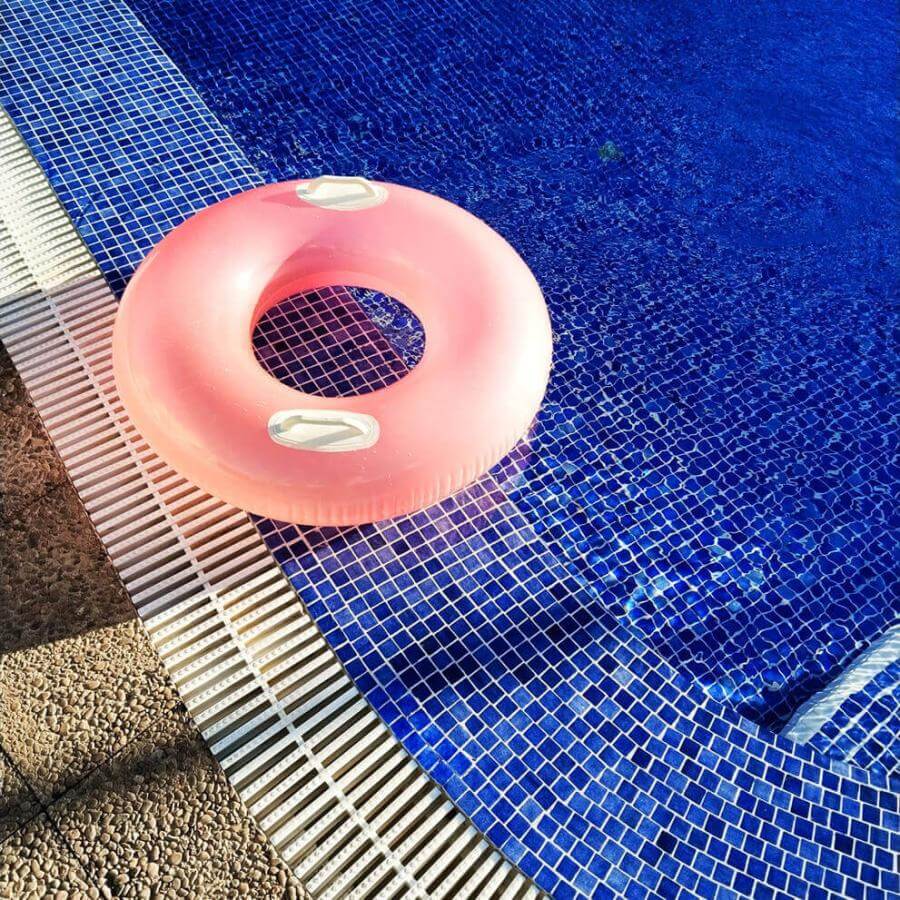 Roze donut
